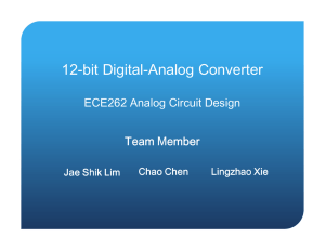 12-bit Digital-Analog Converter