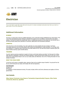 Electrician - Defence Jobs