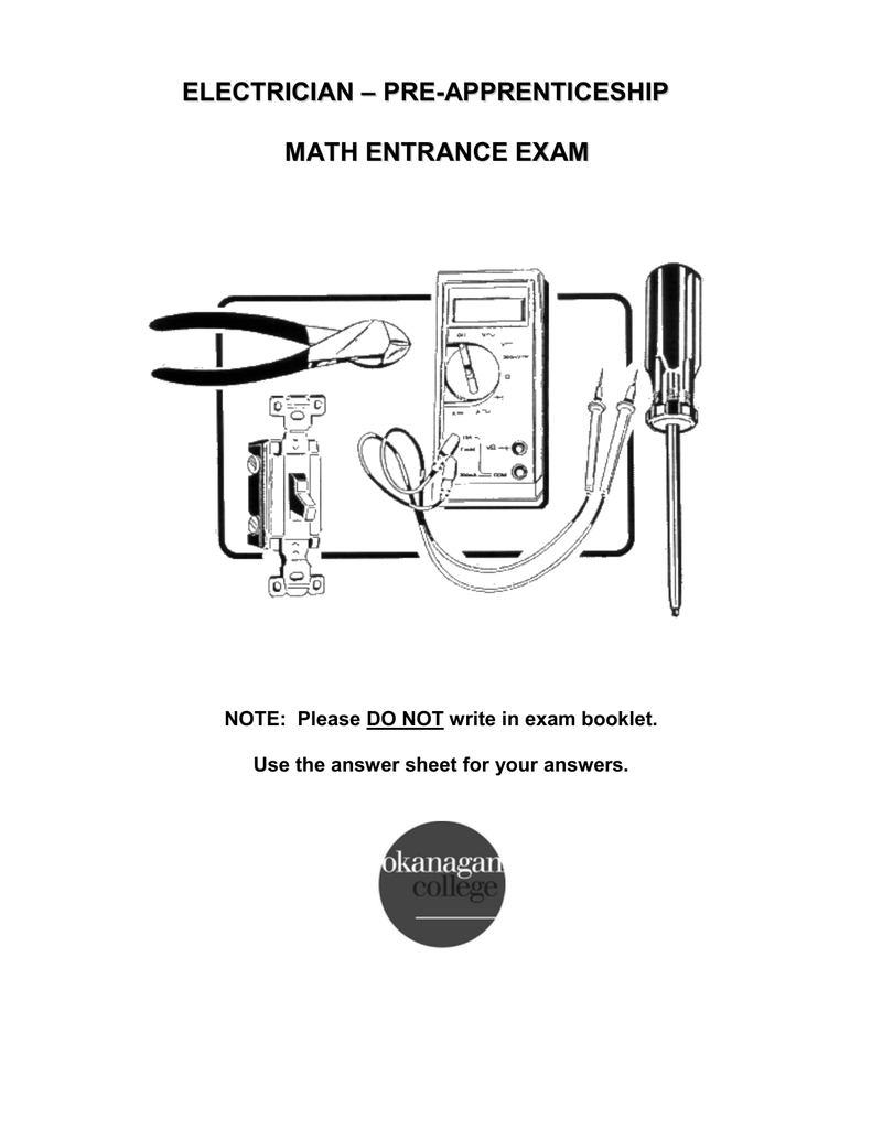 Electrician Entrance Exam.doc