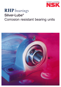 Silver-Lube® Corrosion resistant bearing units