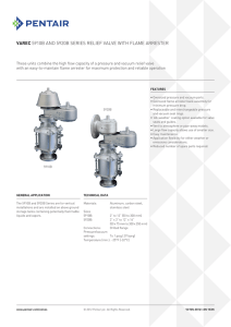 Varec Valves Other, 5910B and 5920B Series Relief Valve with