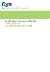 Level 3 Diploma in Cost Engineering Practice