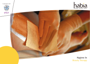 Hygiene in Beauty Therapy (HABIA)