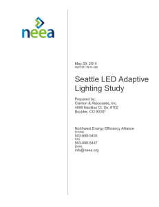 Seattle LED Adaptive Lighting Study