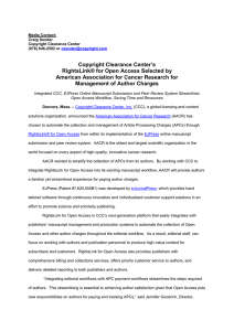 Copyright Clearance Center`s RightsLink® for Open Access