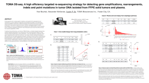 AACR poster - TOMA Biosciences