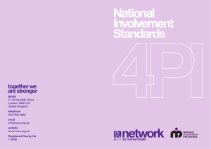 4PI standards - National Survivor User Network