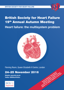 19th BSH Annual Autumn Meeting - British Society for Heart Failure