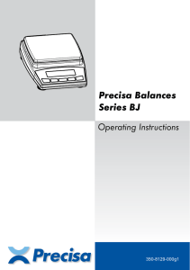 Precisa Balances Series BJ