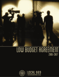 Low Budget Agreement (LBA)