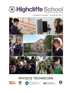 PHYSICS TECHNICIAN