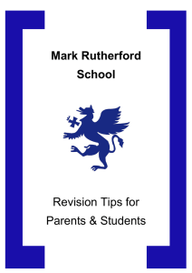 Revision Booklet for all subjects