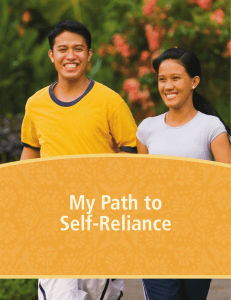 My Path to Self-Reliance - The Church of Jesus Christ of Latter