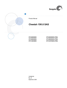 Cheetah 15K.6 SAS Product Manual
