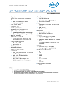 Intel® Solid-State Drive 530 Series (2.5