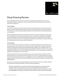 Shop Drawing Review