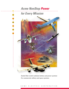 Acme NonStop Power for Every Mission