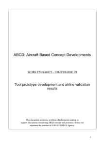 ABCD: Aircraft Based Concept Developments
