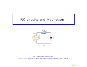 RC circuits and Magnetism