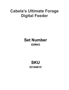 Cabela`s Ultimate Forage Digital Feeder