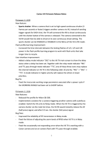 Cactus V6 Firmware Release Notes Firmware 1.1.019 New feature