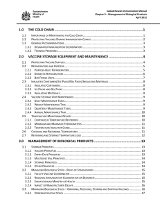 Management of Biological Products