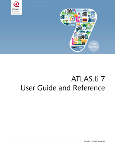 ATLAS.ti 7 User Guide and Reference