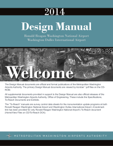 Design Manual 2014 - Metropolitan Washington Airports Authority