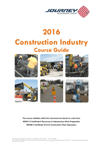 2016 Construction Industry