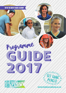 the TOTSTA Programme Guide 2017
