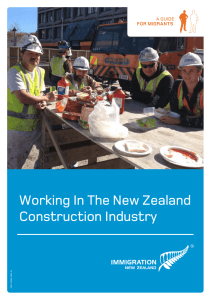 Working In The New Zealand Construction Industry