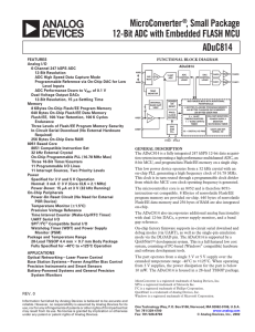 Analog Devices ADuC814 Data Sheet