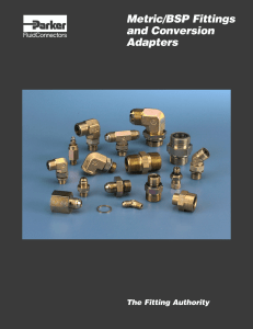 Metric/BSP Fittings and Conversion Adapters