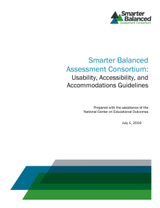 Usability, Accessibility, and Accommodations