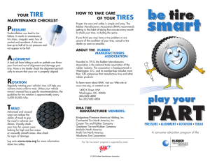 tire safety - Standard Auto Wreckers