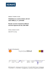 Results Corrosion inspections