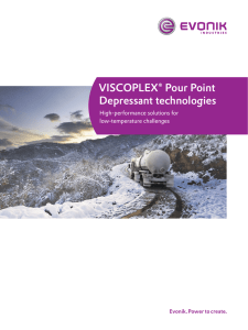 VISCOPLEX® Pour Point Depressant technologies