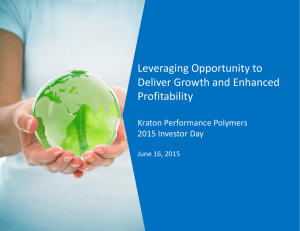 Kraton Performance Polymers 2015 Investor Day Presentation
