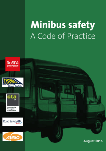 Minibus Safety: A Code of Practice