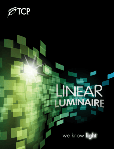 TCP Linear Luminaire Brochure