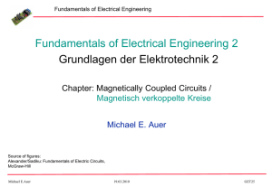 Fundamentals of Electrical Engineering 2 Grundlagen der