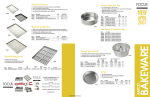 a SPEC SHEET - Keystone Restaurant Supply