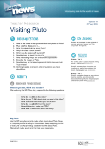 Visiting Pluto