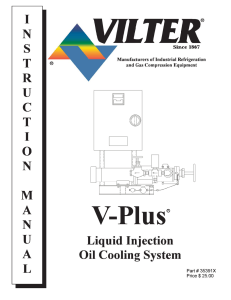 V-Plus Liquid Injection Oil Cooling System