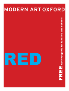 RED Activity Guide - Modern Art Oxford