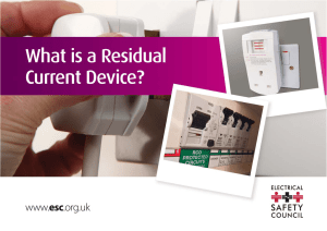 What is a Residual Current Device?