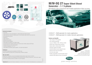 M/W-SQ 27Super Silent Diesel Generator - 1 / 3