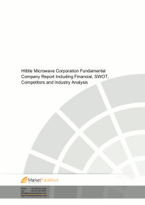 Hittite Microwave Corporation Fundamental Company Report