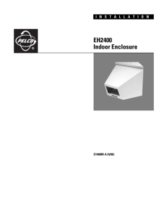 Pelco EH2400 Indoor Enclosure_manual