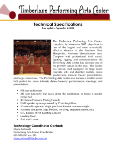 PAC Technical Specifications